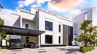 Inside A $24,000,000 Dubai Modern Mega Mansion With A Full SPA FLOOR