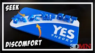3D Printed Anamorphic Text - Fusion 360 Tutorial