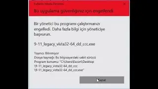 Bu Uygulama Güvenliğiniz için engellendi.