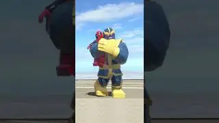 Thanos Hugs Deadpool - LEGO Marvel Super Heroes