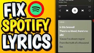 How To Fix Spotify Lyrics, Spotify Lyrics Not Showing, Spotify Lyrics| Spotify Lyrics Android And PC