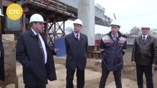 Проверка строительства путепровода в Чистые пруды