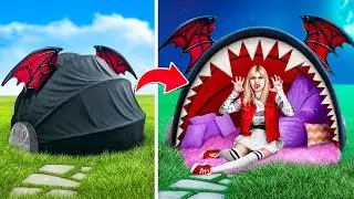 Costruiamo una Casa Segreta da Vampiri! Stanza Segreta a Conchiglia