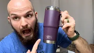 YETI Rambler 20 oz Travel Mug, Stainless Steel, Vacuum Insulated with Stronghold Lid.