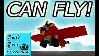 CONQUERED THE SKY! to the finish on the plane! | Build a Boat for Treasure ROBLOX