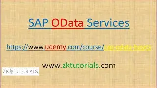 sap odata service registration