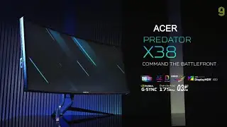 Acer Predator X38 Official Trailer - Acer Predator X38 Curved Gaming Monitor