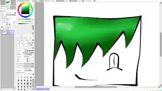 Как нарисовать простейший арт а Paint Tool SAI