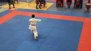 K1 Salzburg 2017, kata female FINAL, Ono JPN vs Lau Mo HKG