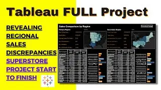 Revealing Regional Sales Discrepancies: Tableau Superstore Project Start to Finish