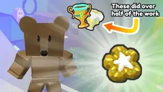 Brown Bear's 500th Quest Completed For A STAR TREAT!!! | Bee Swarm Simulator