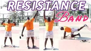 40 MIN FULLBODY RESISTANCE BAND Workout At Home
