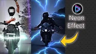 Biker Neon Effect Reels video editing   | Glowing effect biker Reel Editing | bike polish