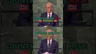 countries that hate Norway vs countries that love Norway#shorts#viralshorts