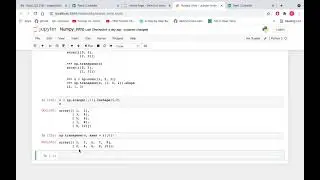 axes parameters in transpose NumPy  function