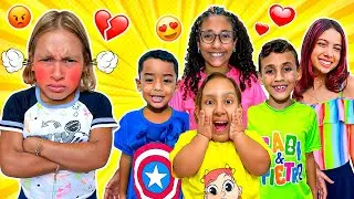 Gatinha das Artes e a História Engraçada com Novos Irmãos | Mc Divertida, Gabi e Julinha.
