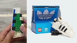 How to Build and Install the LEGO Adidas Originals Superstar Shoe - Step-by-Step Tutorial