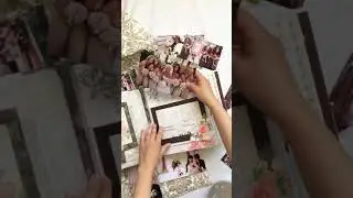 Свадебный скрап альбом. Скрапбукинг. Шоколадная свадьба.