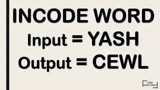 ENCODING WORD ( STRING )