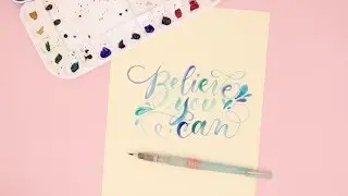 DIY CALLIGRAPHY: Note to self
