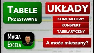 Układ tabeli przestawnej  MAGIA EXCELA Tomasz Zarzyka