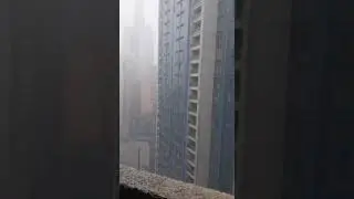 actual sound of the rain with thunderstorm for relaxation❣️