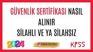 GÜVENLİK SERTİFİKASI NASIL ALINIR ? SİLAHLI GÜVENLİK KİMLİK KARTI NASIL ALINIR ?