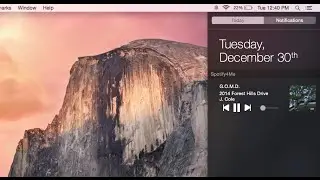How To Install Spotify Widget On Yosemite (Spotify4Me)