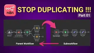 Stop Duplicating Workflows! | Create Sub-Workflows in n8n for AI Automation | n8n Course Tutorial