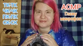 АСМР ТК-ТК, ЧК-ЧК, ПК-ПК, СК-СК + пушистая ветрозащита (глажу микрофон)