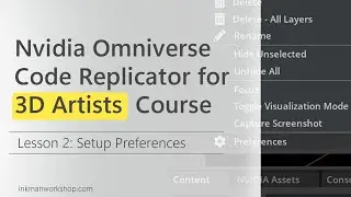 Lesson 2 : Setup Preferences | Nvidia Omniverse Code Replicator Course FREE