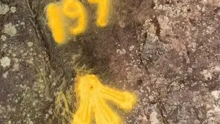 How to find a survey mark from 1886.