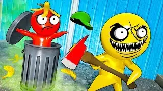 Я СЕЙЧАС СПАЛЮСЬ! МИССИЯ НЕВЫПОЛНИМА! СПАЛИТСЯ ПЕРЕД МАНЬЯКОМ - БЕЗУМНЫЕ ПРЯТКИ В HUMAN FALL FLAT