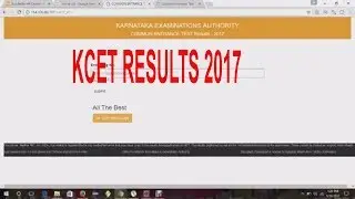 KCET results 2017