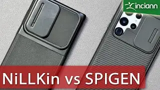 Samsung Galaxy S22 Ultra: Confronto Spigen Optik Armor VS NiLLKin CamShield Pro