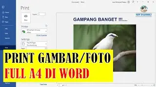 HOW TO PRINT A FULL A4 PAPER IMAGE IN MICROSOFT WORD