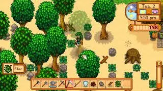 Stardew valley beach farm part 2: talking in german