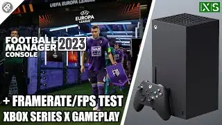 Football Manager 2023 - Xbox Series X Gameplay + FPS Test