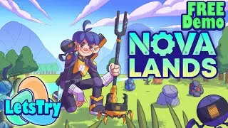 Nova Lands: Island Management in Space - First Look Demo Gameplay Playthrough - Free Steam Demo