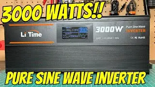 This LiTime 3000 Watt Pure Sine Wave Inverter Is Amazing!