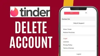 How to temporarily delete Tinder account