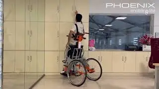 An example of how to use an Arise Standing wheelchair in the workplace.