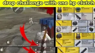 pubg lite| drop weapons challenge with one hp clutch🔥🔥🔥