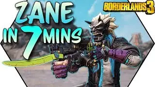 Borderlands 3: Find Your Main - Zane In 7 Minutes! Zane Skill Tree Summary.
