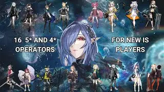 [Arknights] : 16 5* and 4* Operators you should upgrade as a new IS player!