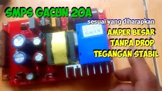 cara merakit smps gacun 20 ampere tegangan stabil tanpa drop berikut skema