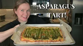 How to Make an Asparagus Tart! Puff Pastry Base & Ricotta Filling