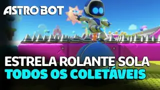 ASTRO BOT - Estrela Rolante Sola Localização de Todos os Coletáveis (Todos os Bots)