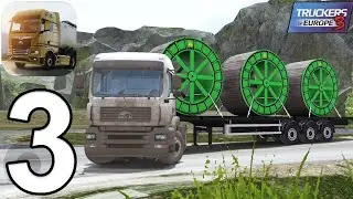 Truckers of Europe 3 Gameplay Walkthrough Part 3 - Dangerous Roads: Munich to Quarry (iOS, Android)