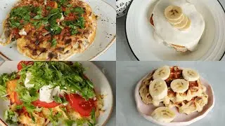 Вкусные и Простые ЗАВТРАКИ на Скорую РУКУ - 4 РЕЦЕПТА Завтраков для ВСЕЙ СЕМЬИ